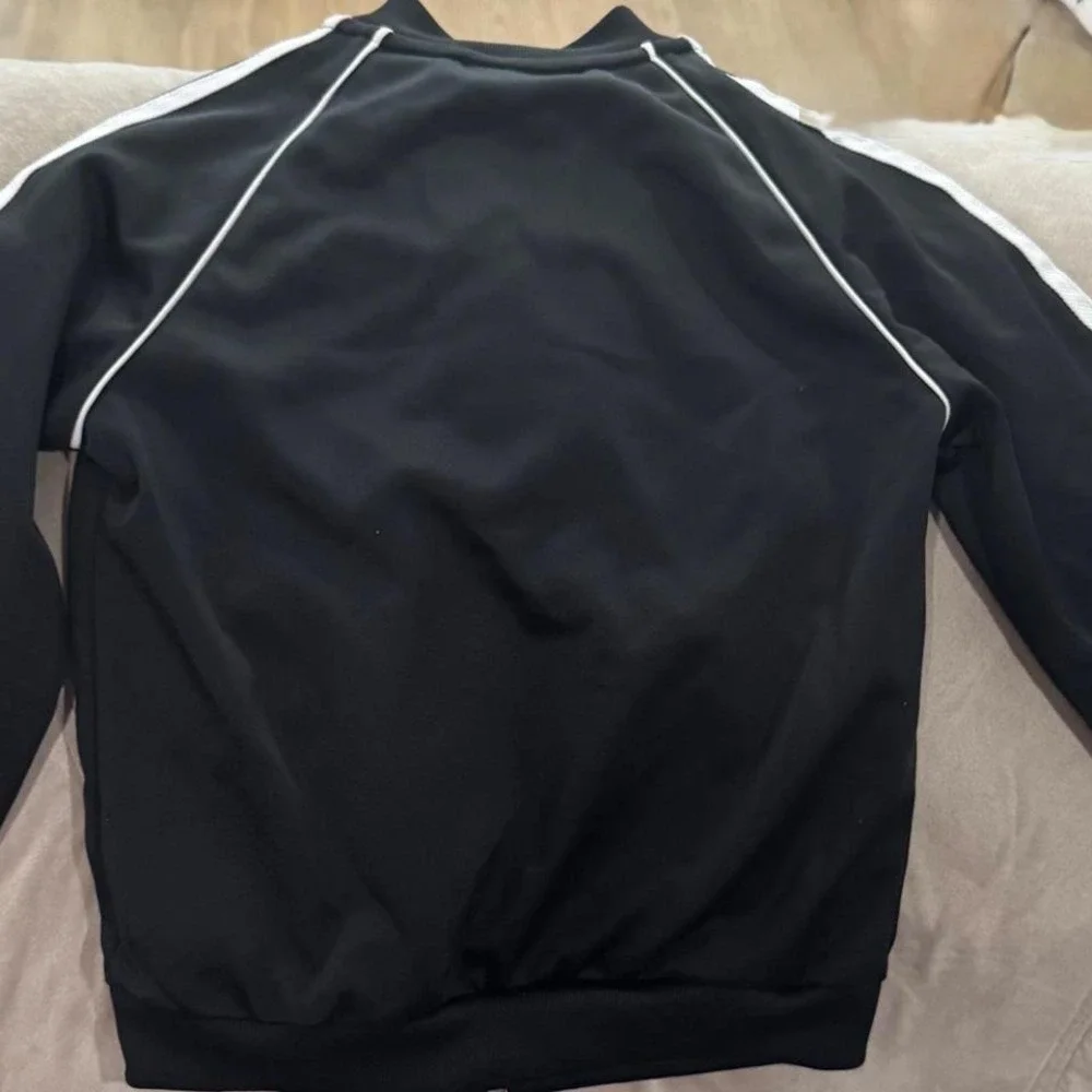 Adidas Originals Toddler Track Jacket & Pants Set 4T Black White Streetwear